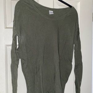 olive green long sleeve